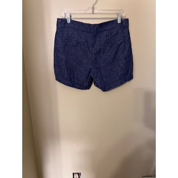 Old Navy Womens Everyday Mid-Rise Linen Blend Shorts 8 beachy boho coastal - Picture 3 of 8